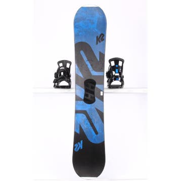 145 snowboard K2 EST. 87, black/blue, p-tex topsheet, FLAT/r, Verzenden