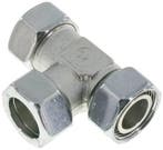 28L Acier Galvanisé Droit Angle T En Coude Coupe Raccord, Verzenden, Nieuw