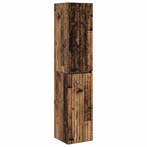 vidaXL Wandgemonteerde Badkamerkast Oud hout 33 x 34,5 x 160, Maison & Meubles, Tables | Coiffeuses, Verzenden