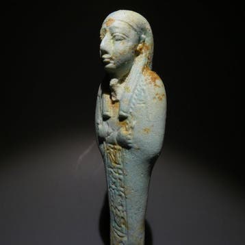 Oud-Egyptisch Faience Shabti of Ushabti voor, Verzamelen