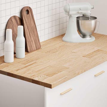 vidaXL Keuken werkblad rechthoekig 120x63,5x2,7 cm massief, Verzenden, Nieuw