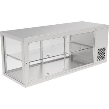 Koelvitrine | AKV-S | 225L | RVS | +6°C/+12°C | Geforceerd, Verzenden, Nieuw in verpakking