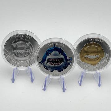 Congo. 20 Francs 2026 – World’s Wildlife: Shark – 3-Coin
