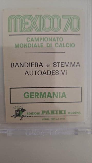 1970 Panini MEXICO 70/Écusson et Drapeau de lAllemagne de, Verzamelen, Nieuw