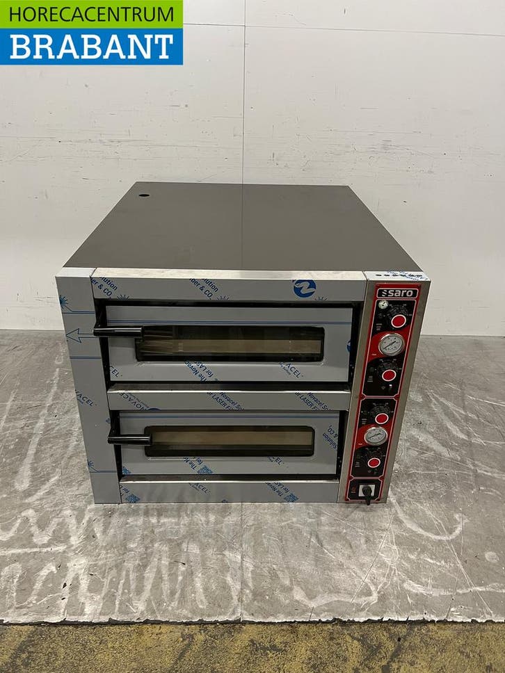 RVS Saro Pizzaoven Oven 6 Pizzas 30 cm doorsnee 400V Horeca, Zakelijke goederen, Horeca | Keukenapparatuur, Ophalen of Verzenden