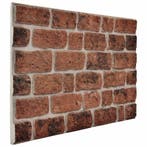vidaXL Wandpanelen 10 pcs Bruine Baksteen 100 x 50 cm, Verzenden, Nieuw