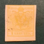 Oostenrijk 1850 - 1 Kreuzer dubbele adelaar met, Gestempeld