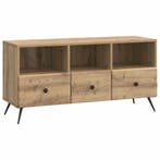 vidaXL TV Kast Artisanaal eiken 102 x 34,5 x 50 cm Bewerkt, Verzenden, Nieuw