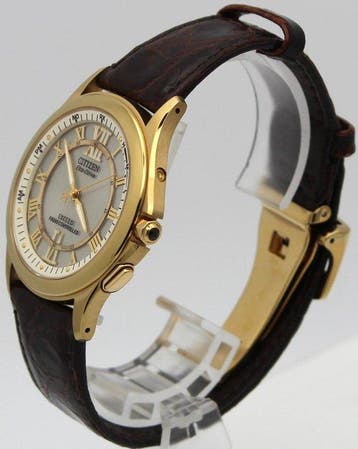 Citizen - Exceed Eco-Drive Radio Controlled Gold-Tone -