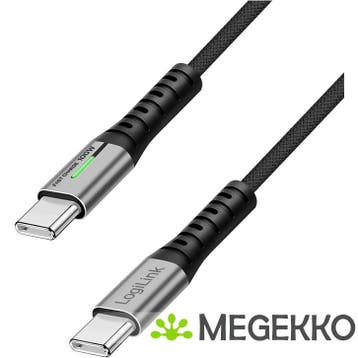 LogiLink CU0434 USB-kabel USB 3.2 Gen 2x2 2 m USB C Zwart, Verzenden