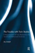 The Trouble With Twin Studies 9781138698925 Jay Joseph, Verzenden, Jay Joseph