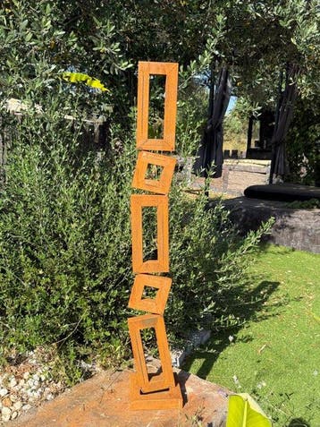 Ana Lucia B.M - Sculpture Corten - XXL - NO Reserve