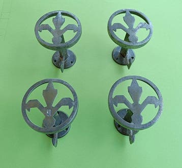 fabbrica italiana - Kapstok (4) - Aluminium - aluminium, Antiek en Kunst