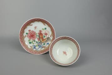 Kop en schotel (2) - Porselein, Antiek en Kunst