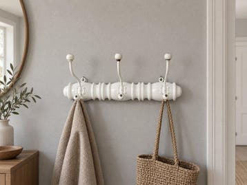 Authentieke art-deco houten kapstok - Kapstok - Hout,