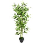 vidaXL Kunstplant met pot bamboe 120 cm groen, Verzenden, Nieuw