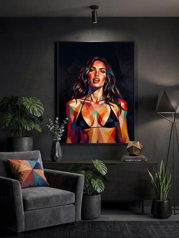 daveY - Megan Fox Geometric II – Collezione Geometric, Verzamelen, Nieuw