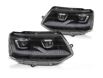 Full LED koplampen dynamisch Black Chrome geschikt voor VW, Auto-onderdelen, Verzenden, Nieuw, Volkswagen