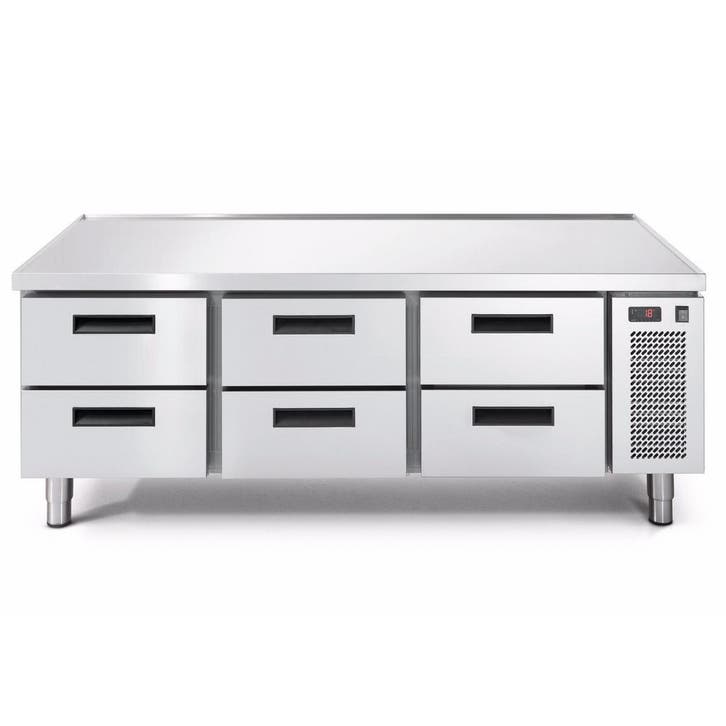 Koelwerkbank | LINEAR | Laag Model | 250L | 6 Laden (1/1, Zakelijke goederen, Horeca | Keukenapparatuur, Nieuw in verpakking, Verzenden