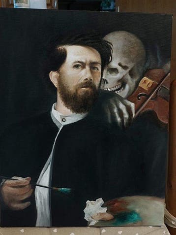 Clara Lumière (XX-XXI) - Autoritratto, da Arnold Böcklin