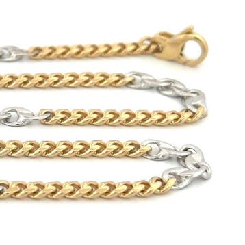Vieri - Collier - Full Link Chain - 24.3 g - 18 carats Or, Bijoux, Sacs & Beauté, Colliers