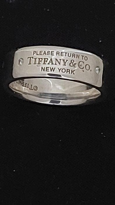 Tiffany & Co. - Ring - Return to Tiffany Zilver - 0.10ct., Handtassen en Accessoires, Ringen