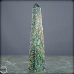 Natuurlijke smaragdobelisk - topkwaliteit- 398.53 g, Antiek en Kunst