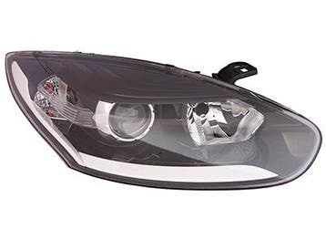 Renault Megane 2014-2016 Zwart/Wit Koplamp Rechts, Verzenden