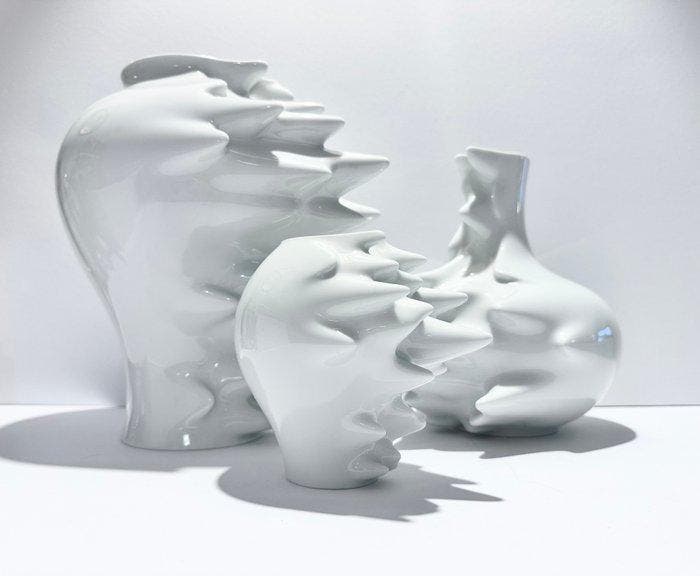 Rosenthal - Cédric Ragot - Vaas (3) - Snel - Porselein, Antiquités & Art, Antiquités | Meubles | Chaises & Canapés