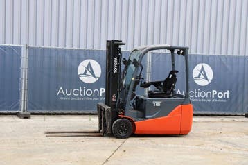 Veiling: Heftruck Toyota 8FBE16T Elektrisch 1600kg 3.3m 2018, Ophalen