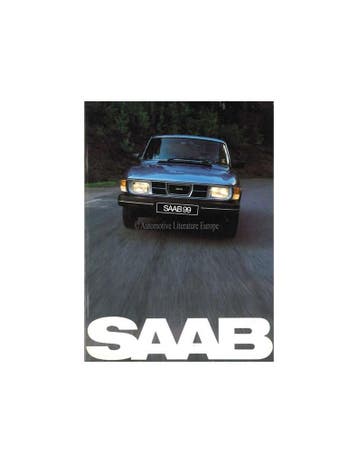 1982 SAAB 99 BROCHURE NEDERLANDS