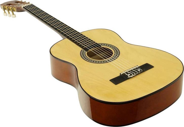 Klassieke gitaar - 3/4-formaat (kindermaat) - Naturel, Hobby en Vrije tijd, Overige Hobby en Vrije tijd, Verzenden