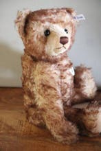 Steiff: classic Teddybeer 33cm, met tweekleurig mohair,