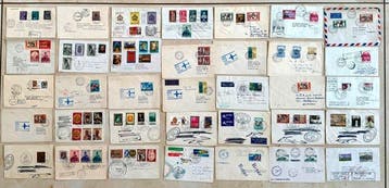 Wereld 1958/1990 - Lotto 54 enveloppen: Posta Polare uit, Postzegels en Munten, Gestempeld