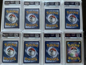 Pokémon - 9 Graded card - Glaceon, Blastoise, Venusaur,, Nieuw