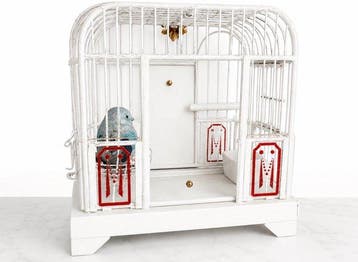 Vintage Cage à oiseaux - Métal