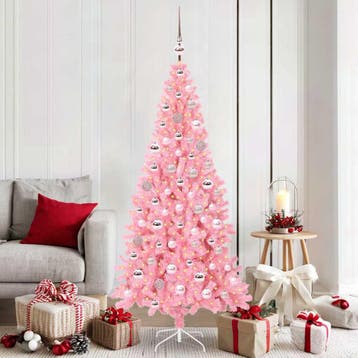 vidaXL Kerstboom Roze 180 cm PVC, Verzenden, Nieuw
