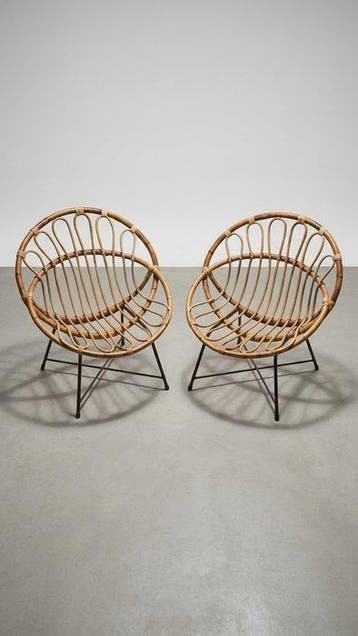 Rohé Noordwolde - Fauteuil (2) - Staal, Antiek en Kunst