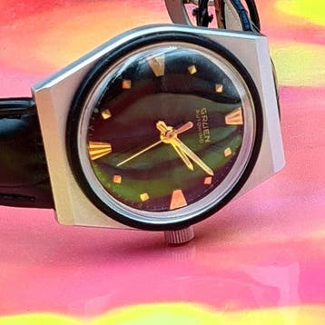 Gruen - Vintage Automatic - Zonder minimumprijs - Heren -, Handtassen en Accessoires, Nieuw