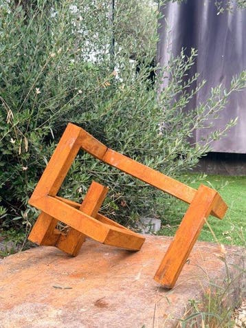 Ana Lucia B.M - Sculpture Corten - XL - No Reserve