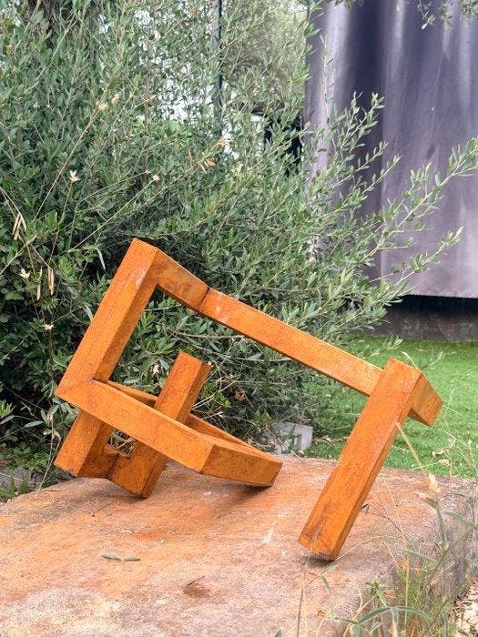 Ana Lucia B.M - Sculpture Corten - XL - No Reserve, Antiquités & Art, Art | Objets design