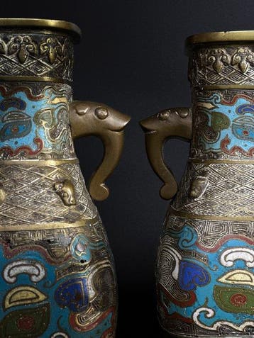 Vaas - Brons - China - Qing Dynastie (1644-1911)