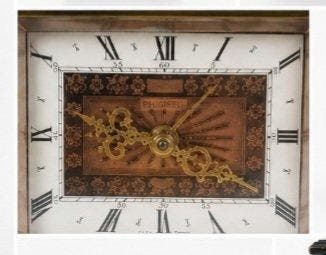 Horloge de table - Phigied - Art déco Bois - 1930-1940 -