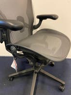 Herman Miller Aeron Remastered Bureaustoel, Maat C, Verzenden, Zwart, Zo goed als nieuw, Bureaustoel