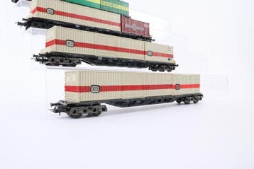Röwa, Roco H0 - Modeltrein goederenwagon (5) - Vijf, Nieuw