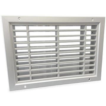 Brandwerend deurrooster 400 x 200mm (binnendeur toepassing), Verzenden