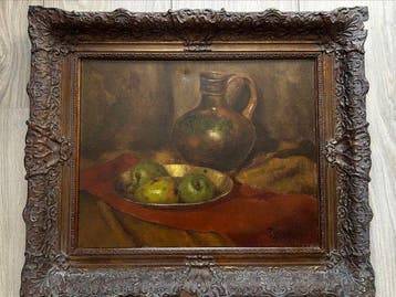Roelof Wildeboer (1903 - 1989) - Stilleven met kruik en, Antiek en Kunst