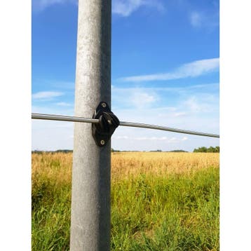 Kunststofpaal recycle rond 1500 x 60 mm - 10 jaar, Nieuw