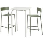 Serax August Tuinset: Bartafel Aluminium Zand + Barstoelen, Verzenden, Nieuw, Aluminium, Tuinset