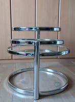 Salontafel - Glas, Metaal - Salontafel zwekbare blade
